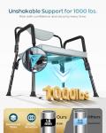 Heavy Duty Bariatric Commode Chair for Seniors