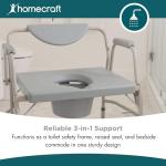 Homecraft Bariatric Drop Arm Commode Chair