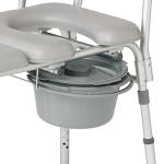 Medline Padded Transfer Bench and Commode for Seniors