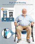 Heavy-Duty 4-in-1 Bariatric Commode Chair