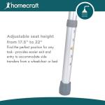 Homecraft Bariatric Drop Arm Commode Chair