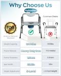 Heavy Duty Bariatric Commode Chair for Seniors