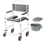 Littneo Bedside Commode with Wheels for Seniors