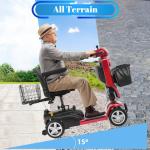 Ecomobi 4-Wheel Mobility Scooter for Seniors