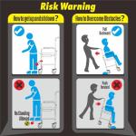 Littneo Bedside Commode with Wheels for Seniors