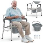Hybodies Heavy Duty 4-in-1 Bariatric Commode Chair