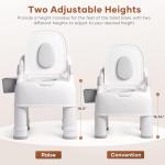Portable Bedside Commode Chair for Seniors