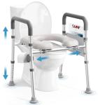 Toilet Seat Riser for Seniors with Handles