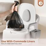 Portable Bedside Commode Chair for Seniors