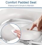 Toilet Seat Riser for Seniors with Handles