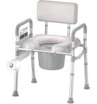 Portable Bedside Commode Chair for Seniors