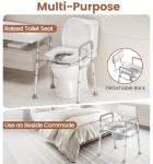 Portable Bedside Commode Chair for Seniors