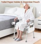 Portable Bedside Commode Chair for Seniors