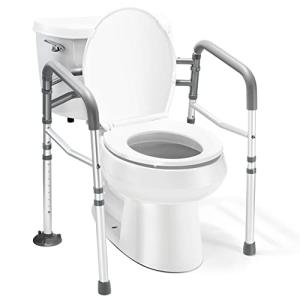 Adjustable Toilet Safety Rail with Handles