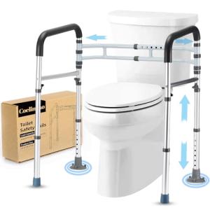 Adjustable Toilet Safety Rail for Seniors