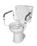 Drive Medical Toilet Grab Bar - White