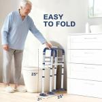 Adjustable Toilet Safety Rails for Seniors