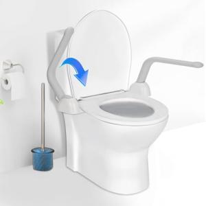 Adjustable Toilet Safety Rails for Seniors and Disabled