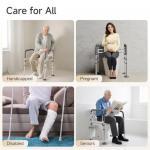 Adjustable Toilet Safety Rails for Seniors and Disabled