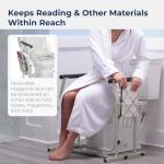 Drive Medical Toilet Grab Bar, White