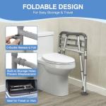 Adjustable Toilet Safety Rails for Seniors