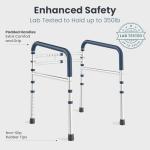 Adjustable Toilet Safety Rails for Seniors