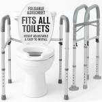 Vive Folding Toilet Safety Rail for Seniors
