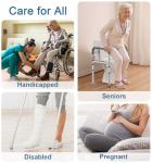 Adjustable Toilet Safety Rails for Seniors