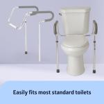 Adjustable Toilet Safety Rail for Seniors