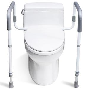 Adjustable Toilet Safety Rails for Seniors