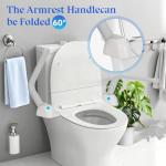 Adjustable Toilet Safety Rails for Seniors and Disabled