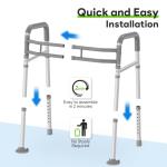 Adjustable Toilet Safety Rails for Seniors