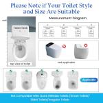 Adjustable Toilet Safety Rails for Seniors and Disabled