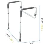 Adjustable Toilet Safety Rails for Seniors