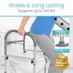 Vive Folding Toilet Safety Rail for Seniors