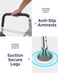 Adjustable Foldable Toilet Safety Rails for Seniors