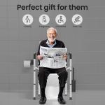 Adjustable Toilet Safety Rails for Seniors & Elderly
