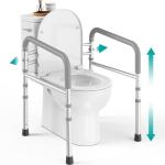 Adjustable Toilet Safety Rails for Seniors