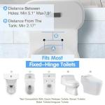 Adjustable Toilet Safety Rails for Seniors and Disabled