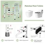 Adjustable Toilet Safety Frame for Seniors
