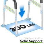 Adjustable Toilet Safety Rails for Seniors