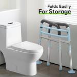 Adjustable Toilet Safety Rails for Seniors