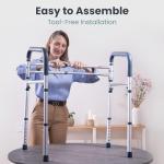 Adjustable Toilet Safety Rails for Seniors