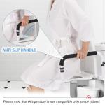 Toilet Safety Rail with Adjustable Width Support