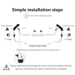 Toilet Safety Rail with Adjustable Width Support