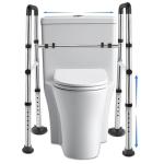 Adjustable Toilet Safety Rails for Seniors