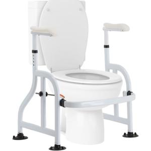 Adjustable Toilet Safety Rails for Seniors and Patients
