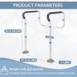 Adjustable Toilet Safety Rail for Seniors