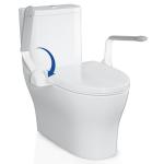 Sturdy Toilet Safety Rails with Foldable Handles