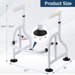 Adjustable Toilet Safety Rails for Seniors and Patients
